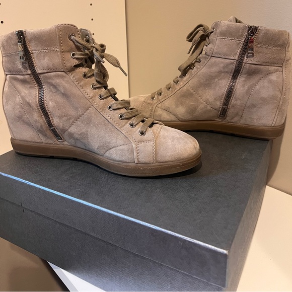 Parada grey suede lace up ankle boot size 40 (US 10) - Picture 6 of 9